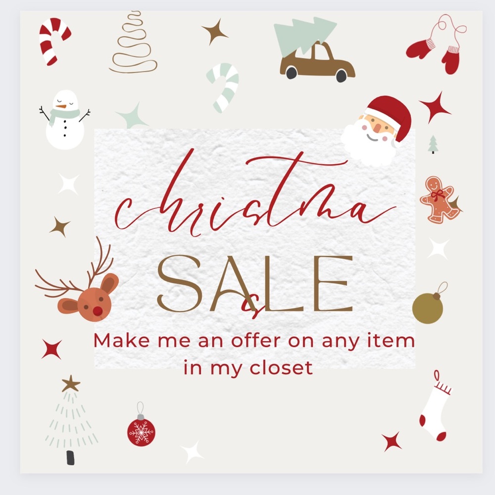 Make me an offer on anything in my closet 🎄